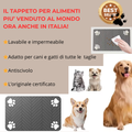 Tappetino Assorbente Antigoccia 40×50 cm per Ciotole 🐾