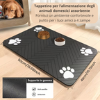 Tappetino Assorbente Antigoccia 40×50 cm per Ciotole 🐾
