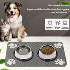 Tappetino Assorbente Antigoccia 40×50 cm per Ciotole 🐾